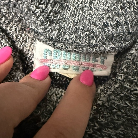 Vintage Croquet Club Collared Geometric Sweater Retro 80’s Size Small - Picture 4 of 6